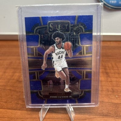 Cheap Sneaks Footwear/Sports Cards Basketball Card 2023-24 Panini Select #98 Andre Jackson Jr. RC Blue (Retail Base)