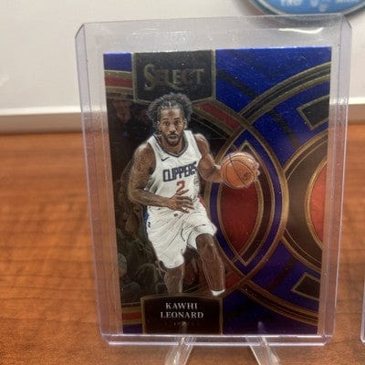 Cheap Sneaks Footwear/Sports Cards Basketball Card 2023-24 Panini Select - Premier Level Blue #177 Kawhi Leonard Clippers