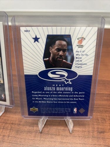 Cheap Sneaks Footwear/Sports Cards Basketball Card Alonzo Mourning 1995-96 Topps Finest With Cover #247 Miami Heat+ Bonus