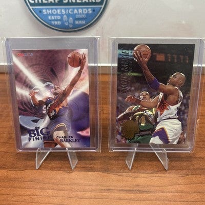 Cheap Sneaks Footwear/Sports Cards Basketball Card Charles Barkley 1996-97 NBA Hoops #184 The Big Finish Phoenix Suns
