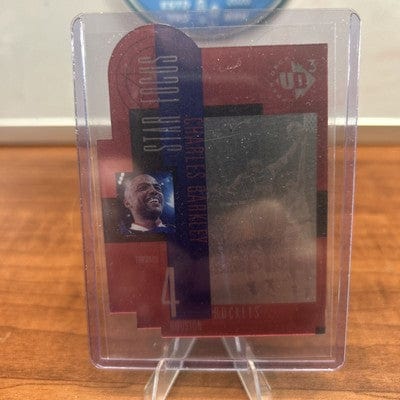 Cheap Sneaks Footwear/Sports Cards Basketball Card Charles Barkley 1996-97 Upper Deck UD3 Star Focus Die-Cut #27 Rockets