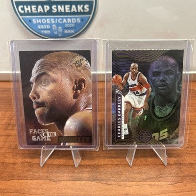 Cheap Sneaks Footwear/Sports Cards Basketball Card Charles Barkley Faces of the Game Topps Stadium Club 1994/95 NBA Card