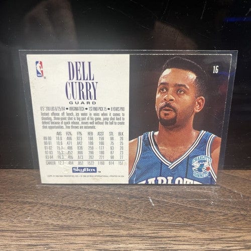 Cheap Sneaks Footwear/Sports Cards Basketball Card Charlotte Hornets 3 Card Lot Alonzo Mourning, Larry Johnson, Dell Curr