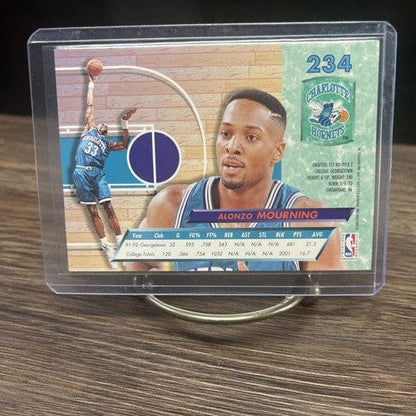 Cheap Sneaks Footwear/Sports Cards Basketball Card Charlotte Hornets 90’s 6 Card Lot A. Mourning RC,L . Johnson, D. Cur