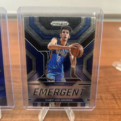 Cheap Sneaks Footwear/Sports Cards Basketball Card Chet Holmgren (RC) 2022-23 Panini Select Concourse #83 Thunder + Emerg