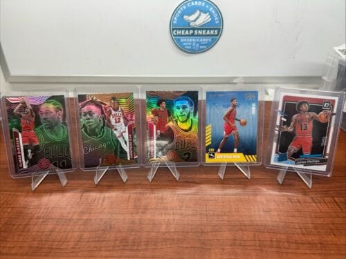 Cheap Sneaks Footwear/Sports Cards Basketball Card Chicago Bulls 2022 Panini Illusions ,Hoops, 24 Donruss Optic J. Philli