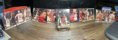 Cheap Sneaks Footwear/Sports Cards Basketball Card Chicago Bulls Lot (14) NBA Michael Jordan , Scottie Pippen, Kerr,Kukoc