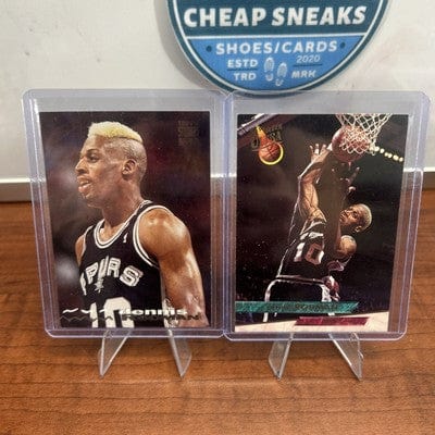 Cheap Sneaks Footwear/Sports Cards Basketball Card Dennis Rodman 93/94 Fleet Ultra#340 /Topps Stadium Club #305 Spurs
