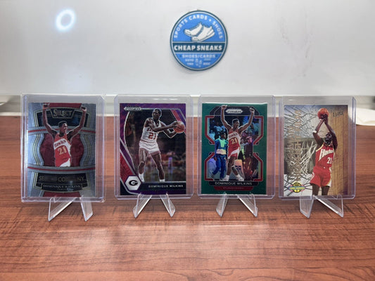 Cheap Sneaks Footwear/Sports Cards Basketball Card Dominique Wilkins Lot  Hawks 2022 Panini SC, 21 Prizm DP Purple ,21 Gr