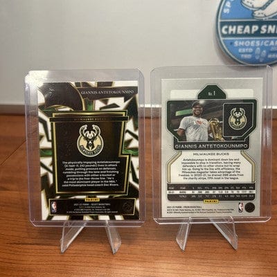 Cheap Sneaks Footwear/Sports Cards Basketball Card GIANNIS ANTETOKOUNMPO 2021-22 Panini Select Turbocharged Insert #7 Buc