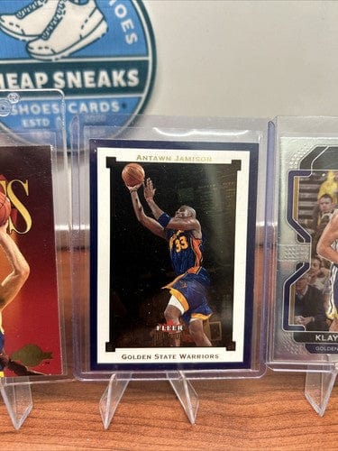 Cheap Sneaks Footwear/Sports Cards Basketball Card Golden State Warriors Lot (5) 2021-2022 Prizm Curry, Thompson  95 Skyb