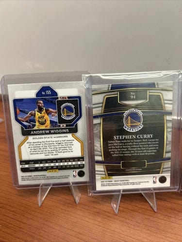 Cheap Sneaks Footwear/Sports Cards Basketball Card Golden State Warriors Lot (5) 2021-2022 Prizm Curry, Thompson  95 Skyb