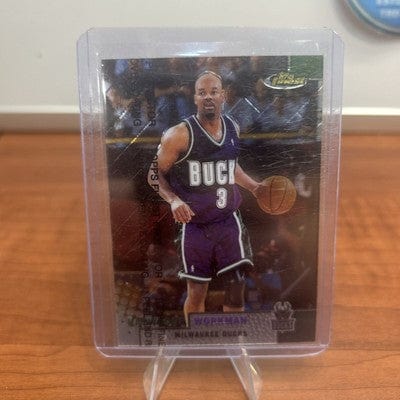 Cheap Sneaks Footwear/Sports Cards Basketball Card Haywoode Workman 1999 Topps Finest #98 With Wax Coating Milwaukee Buck