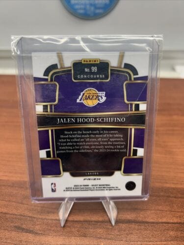 Cheap Sneaks Footwear/Sports Cards Basketball Card Jalen Hood-Schifino RC 2023-24 Panini Select Silver Concourse Prizm La