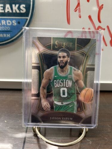 Cheap Sneaks Footwear/Sports Cards Basketball Card JAYSON TATUM 2023-24 Panini Select SILVER Prizm MEZZANINE Level #356 C