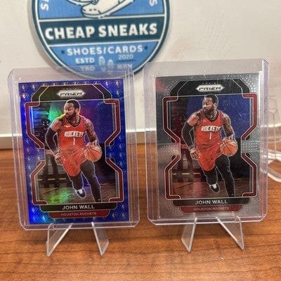 Cheap Sneaks Footwear/Sports Cards Basketball Card John Wall 2021 Panini Blue Halo Prizm NBA 75th Anniversary SP#68 Houst