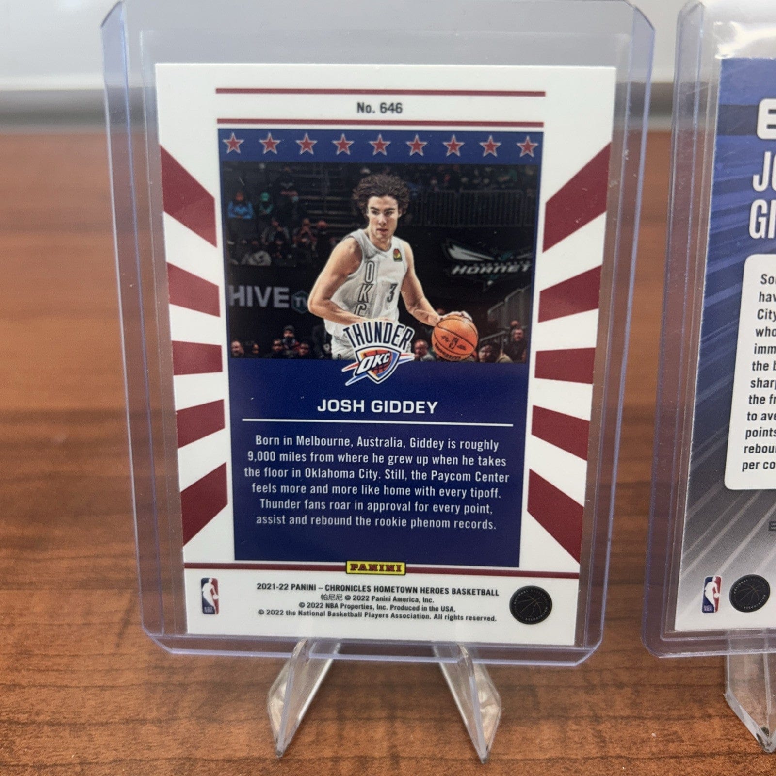 Cheap Sneaks Footwear/Sports Cards Basketball Card Josh Giddey (RC) 2021-22 Panini Chronicles Hometown Heroes Optic #646+