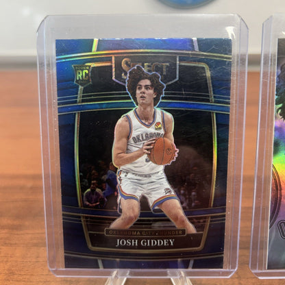 Cheap Sneaks Footwear/Sports Cards Basketball Card Josh Giddey (RC) 2021-22 Panini Select Concourse Blue Prizm #58 + Bonu