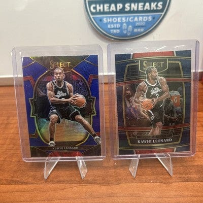 Cheap Sneaks Footwear/Sports Cards Basketball Card Kawhi Leonard 2022-23 Panini Select Concourse Blue Silver Prizm #65 Cl