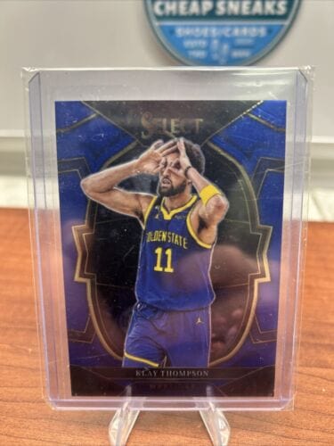Cheap Sneaks Footwear/Sports Cards Basketball Card Klay Thompson 2022-23 Panini Select Blue Concourse #19 Golden State Wa