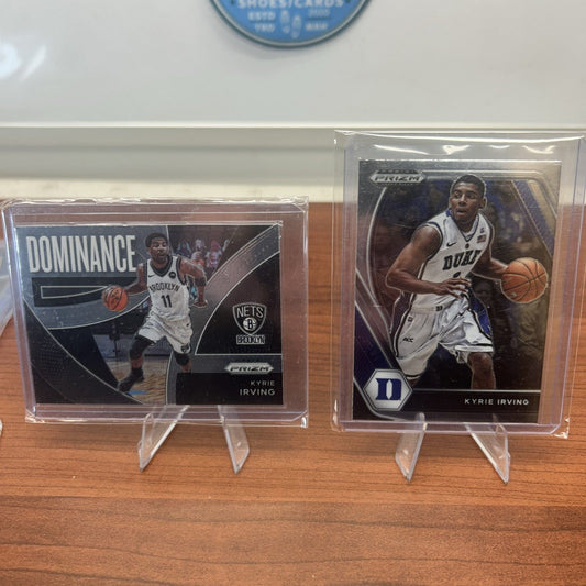 Cheap Sneaks Footwear/Sports Cards Basketball Card Kyrie Irving 2021-22 Panini Prizm Dominance #15 Nets/Blue Devils + Bon