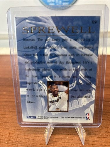 Cheap Sneaks Footwear/Sports Cards Basketball Card Latrell Sprewell 1994-95 SkyBox E-Motion #119 Golden State Warriors