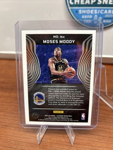 Cheap Sneaks Footwear/Sports Cards Basketball Card Moses Moody  Warriors 2021-22 Panini Illusions Rookie #164