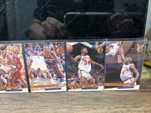 Cheap Sneaks Footwear/Sports Cards Basketball Card New York Nicks Lot (7) 1993-1994 Fleer Ultra Rivers, Oakley,Harper,Mas