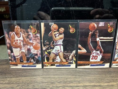 Cheap Sneaks Footwear/Sports Cards Basketball Card New York Nicks Lot (7) 1993-1994 Fleer Ultra Rivers, Oakley,Harper,Mas