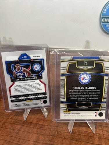 Cheap Sneaks Footwear/Sports Cards Basketball Card Philadelphia 76ers Lot 2021/22 Panini Select/Prizm/Illisiouns Joel Emb