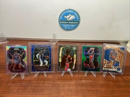 Cheap Sneaks Footwear/Sports Cards Basketball Card Philadelphia 76ers Lot 2021/22 Panini Select/Prizm/Illisiouns Joel Emb