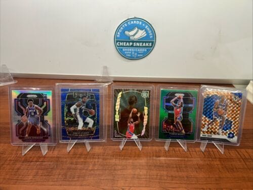 Cheap Sneaks Footwear/Sports Cards Basketball Card Philadelphia 76ers Lot 2021/22 Panini Select/Prizm/Illisiouns Joel Emb