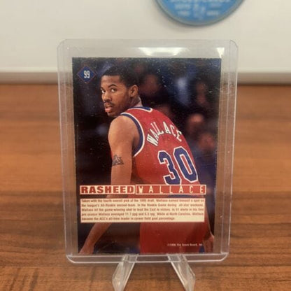 Cheap Sneaks Footwear/Sports Cards Basketball Card Rasheed Wallace 1996 Score Board Basketball Greats  #99 Washington Bul