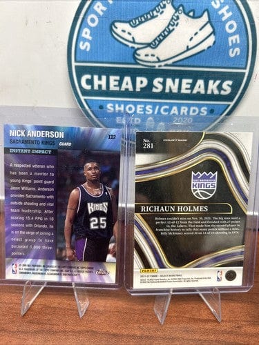 Cheap Sneaks Footwear/Sports Cards Basketball Card Sacromento Kings Lot (10) With Past And Current Players Richmond,Mitch
