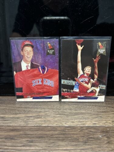 Cheap Sneaks Footwear/Sports Cards Basketball Card Shawn Bradley Rookie Lot(2) 1994 Fleer Ultra Philadelphia 76ers