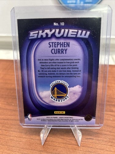 Cheap Sneaks Footwear/Sports Cards Basketball Card Stephen Curry 2023 Panini Hoops Basketball Skyview #10 Warriors + Bonu