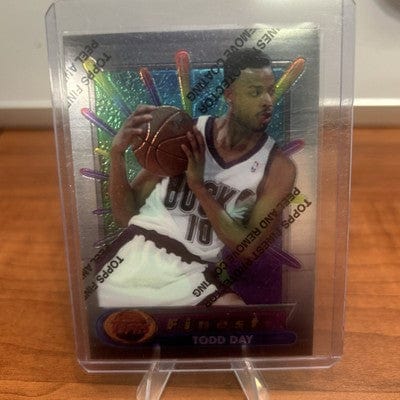 Cheap Sneaks Footwear/Sports Cards Basketball Card TODD DAY 1994-95 TOPPS FINEST #81 W/COATING MILWAUKEE BUCKS