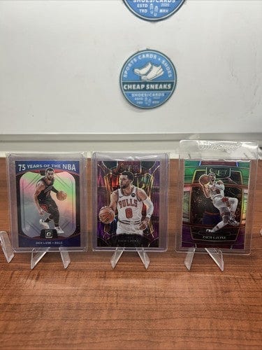 Cheap Sneaks Footwear/Sports Cards Basketball Card Zach LaVine 2023-24 Panini Select Mezzanine Purple Flash #385 /175 Pri