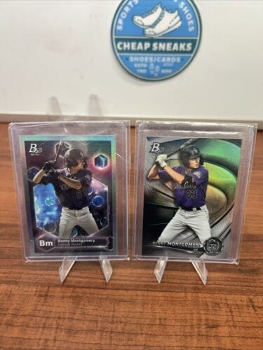 Cheap Sneaks Footwear/Sports Cards Benny Montgomery 2022 Bowman Platinum Precious Elements+ Prospect Card