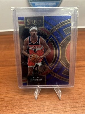Cheap Sneaks Footwear/Sports Cards Bilal Coulibaly 2023-24 Panini Select #131 Blue (Retail Base) RC Wizar