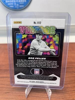 Cheap Sneaks Footwear/Sports Cards Bob Feller 2021 Panini Mosaic Vintage #V12 Cleveland Indians