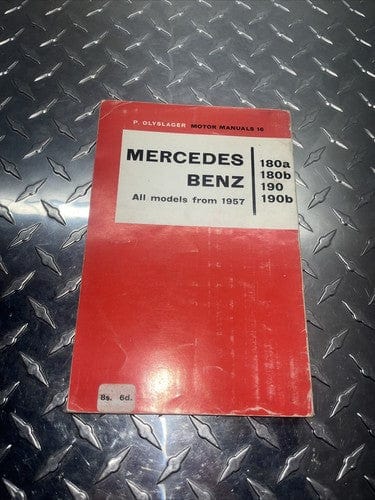 Cheap Sneaks Footwear/Sports Cards BOOKS Mercedes Benz Owners Manual 1957 All Models P. Olyslager