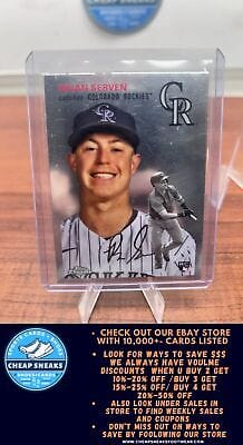 Cheap Sneaks Footwear/Sports Cards Brian Serven RC 2023 Topps Chrome Platinum Anniversary #16 Colorado Ro