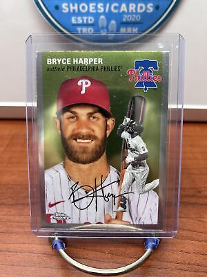 Cheap Sneaks Footwear/Sports Cards Bryce Harper 2023 Topps Chrome Platinum Anniversary #337 Phillies