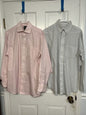Cheap Sneaks Footwear/Sports Cards Button Down Long Sleeve Shirt Lot(2) Jos. A Bank + Brooks Brothers 15.