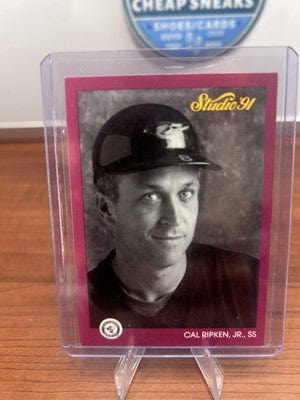 Cheap Sneaks Footwear/Sports Cards Cal Ripken, Jr. 1991 Studio #9 Baltimore Orioles