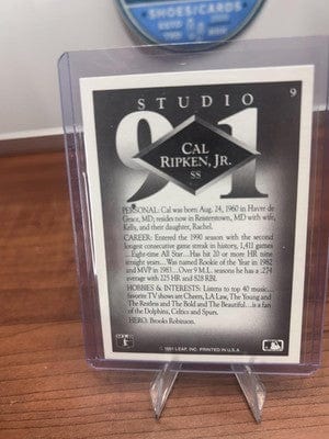 Cheap Sneaks Footwear/Sports Cards Cal Ripken, Jr. 1991 Studio #9 Baltimore Orioles