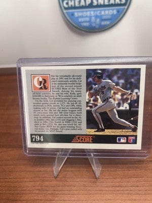 Cheap Sneaks Footwear/Sports Cards Cal Ripken, Jr. 1992 Score #794 Baltimore Orioles