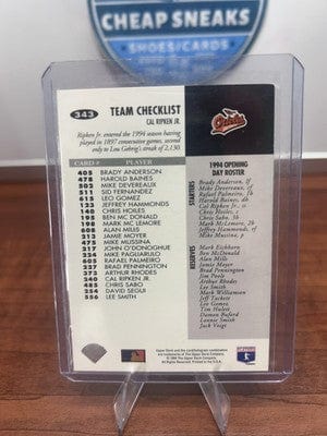 Cheap Sneaks Footwear/Sports Cards Cal Ripken Jr. 1994 Collector's Choice Silver Signature #343 Baltimore