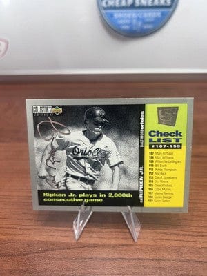 Cheap Sneaks Footwear/Sports Cards Cal Ripken Jr. 1995 Collector's Choice SE Silver Signature #263 Oriole